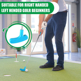 Wettarn putter with stainless steel shaft and rubber head for durability.