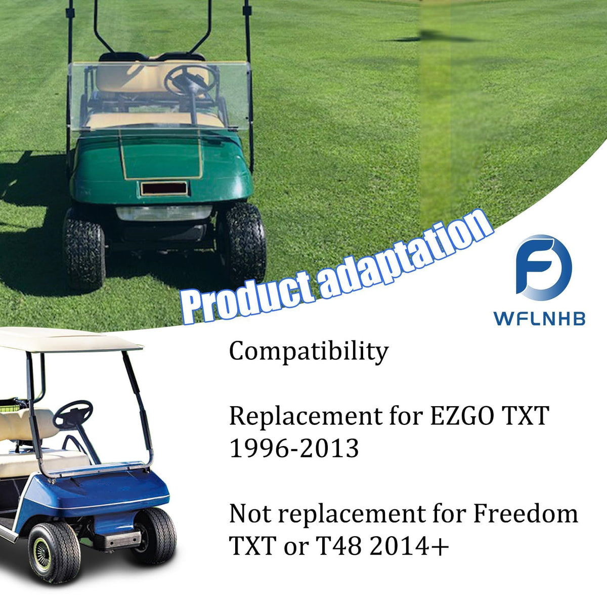 WFLNHB 3-pin connector enables quick EZGO TXT installation