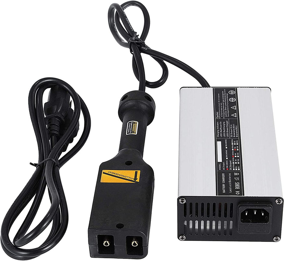 WFLNHB 36V 5A golf cart charger front view for fast charging on Yamaha EZGO TXT carts