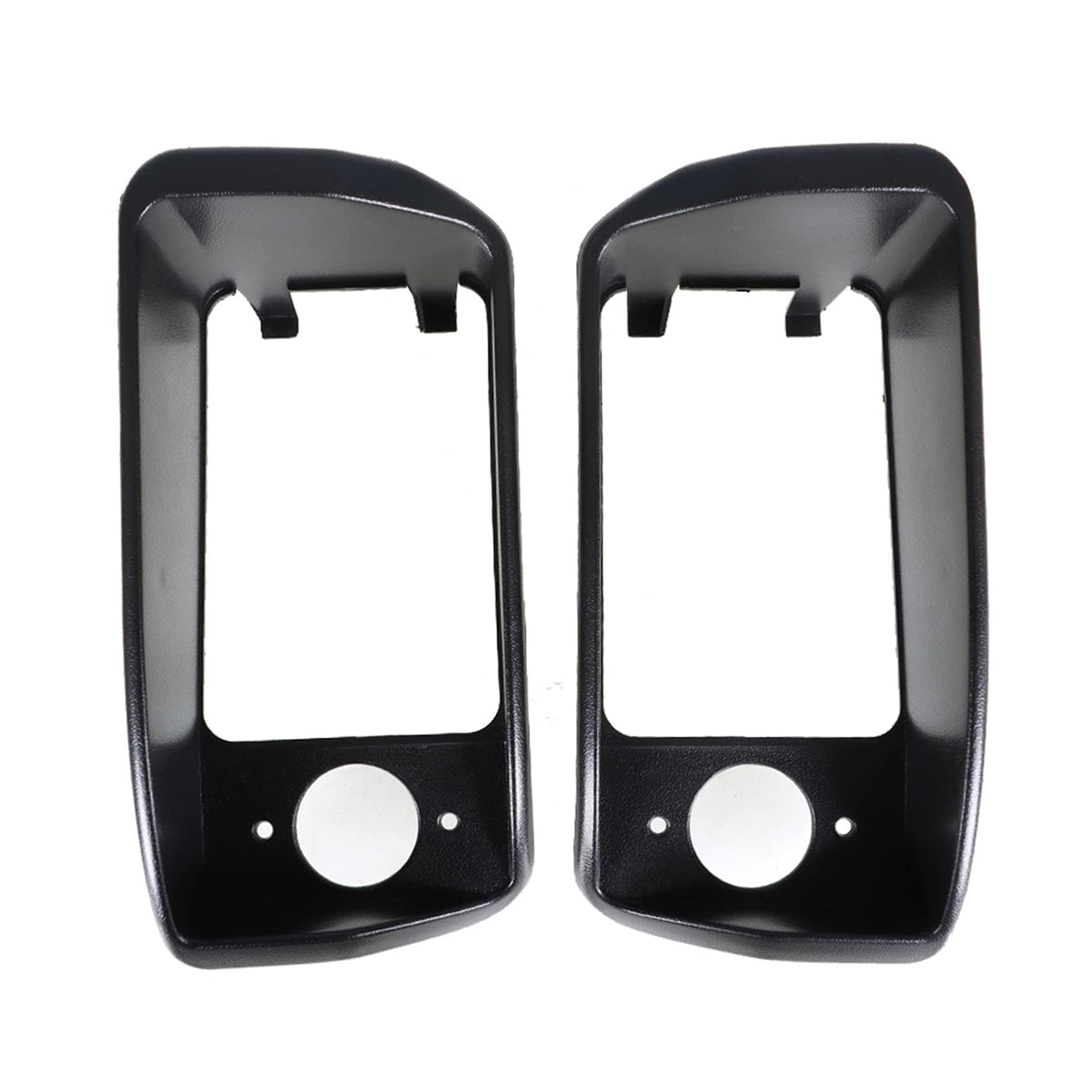 WFLNHB black headlight bezel front view for Club Car DS with enhanced front-end look