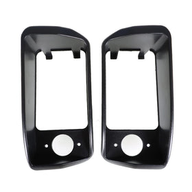 WFLNHB black headlight bezel front view for Club Car DS with enhanced front-end look
