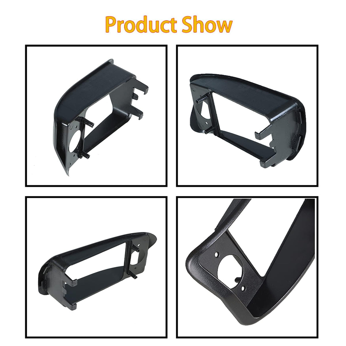 WFLNHB black headlight bezel passenger-side view highlights updated styling