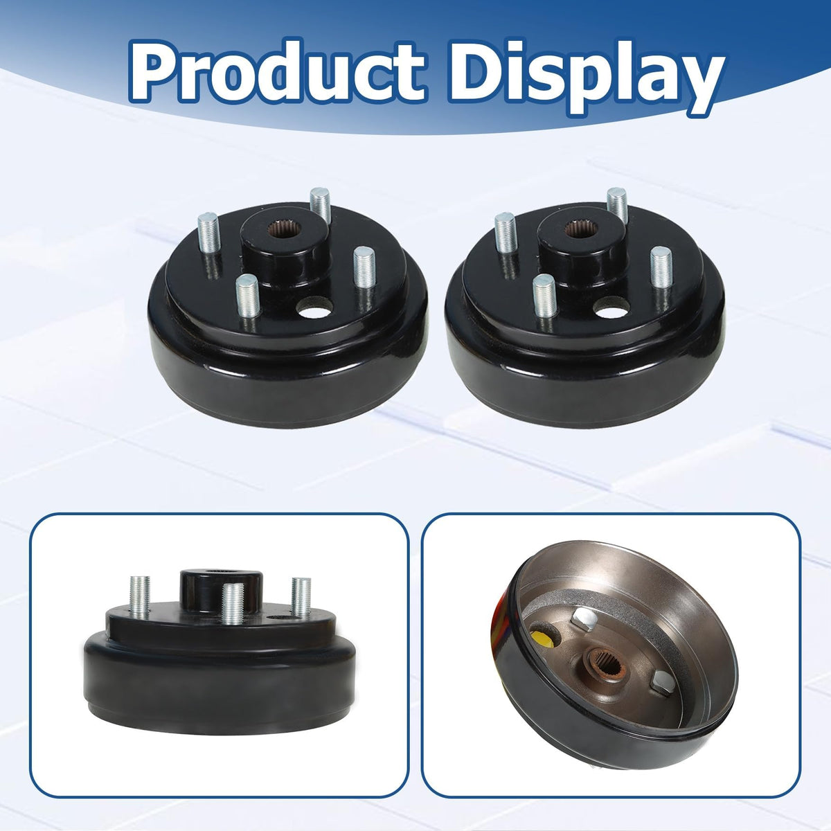 WFLNHB replacement hub fits EZGO part numbers 17082-G2, 17298-G1, 19186-G1P.