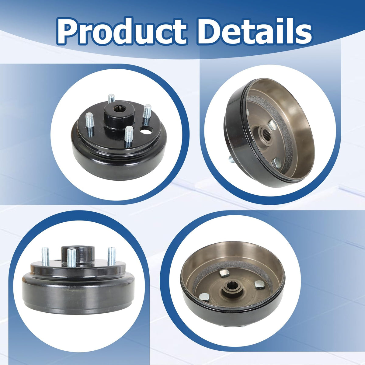 WFLNHB center hole measures 0.79 inches for precise spline fit.