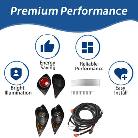 WFLNHB 12V system compatible, ideal upgrade for golf carts.
