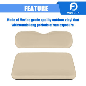 WFLNHB golf cart front seat cover set with a durable, weather-ready upgrade