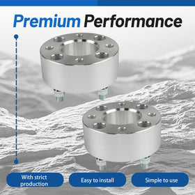 WFLNHB spacer close up shows 2in thickness and silver finish