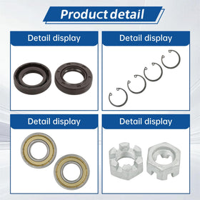 WFLNHB RXV bearings and oil seals, reduce wear and extend service life