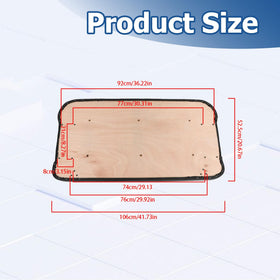 WFLNHB back rest with pre-drilled holes for precise fit