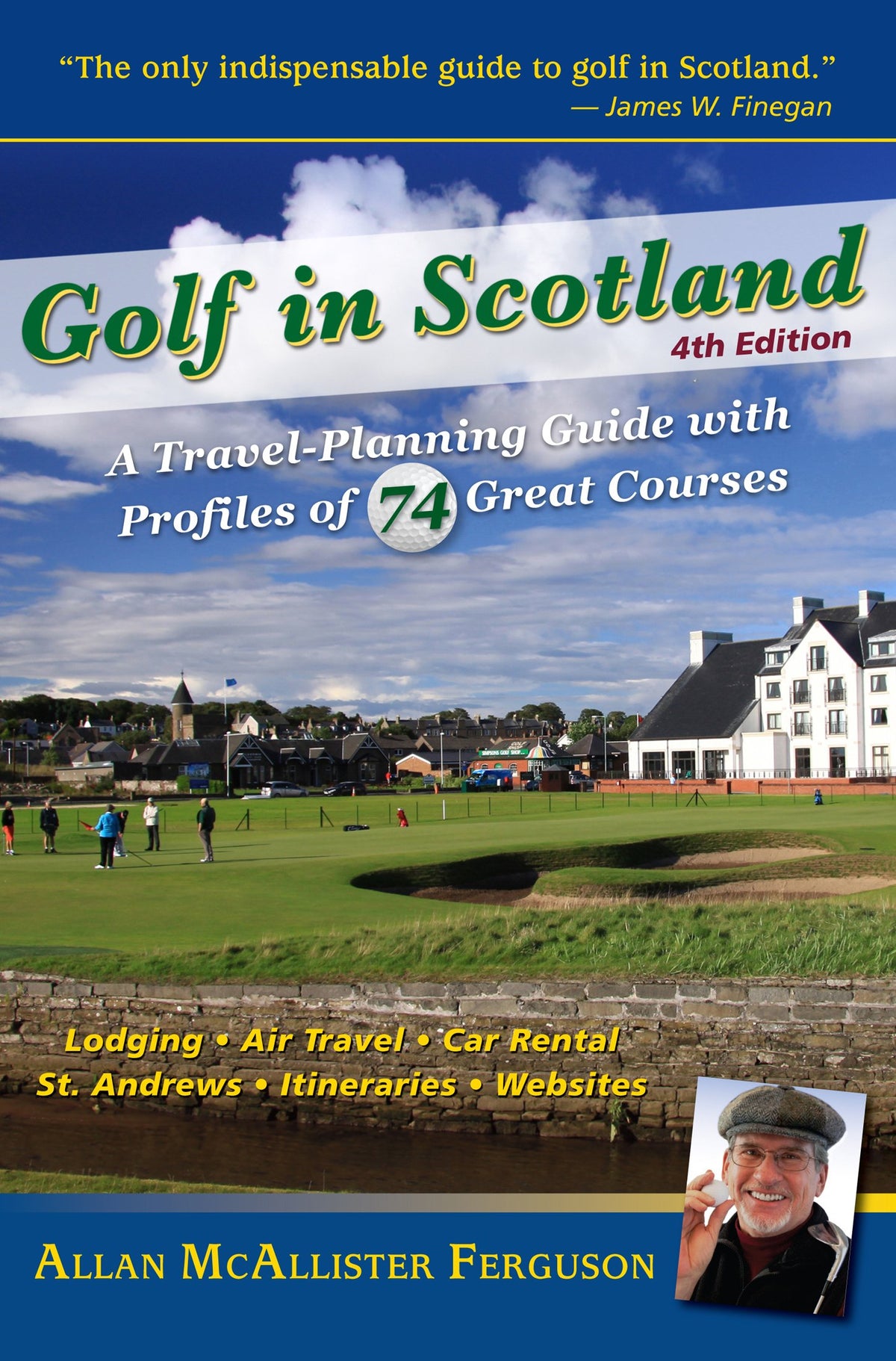 WFPublishing Golf in Scotland guide cover, ideal for planning a memorable golf trip.