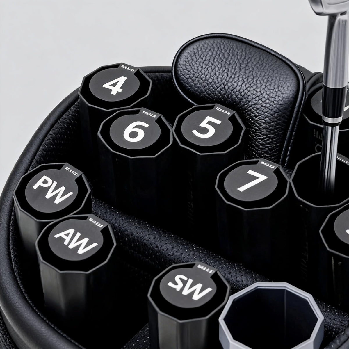 WGFOV Club Shield numbered labels allow quick club identification after rounds.