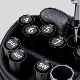 WGFOV Club Shield numbered labels allow quick club identification after rounds.
