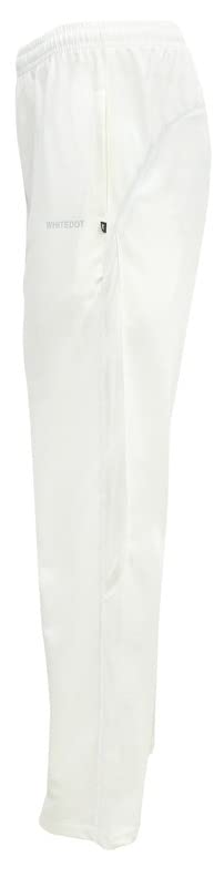 Whitedot Hexa Dri-FIT off-white elastic waistband for flexible fit during workouts.