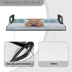 Whosucclay universal size seat cover protects against dust and wear