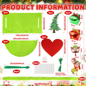 WHYMEO green pleated flag enhances visibility and holiday flair.