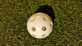 WIFFLE practice ball outdoors for reliable swings and drills.