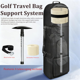 WIGERLON aluminum pole provides rigid support to protect heads