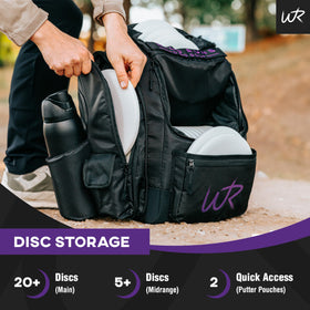 Wild Runs shoulder straps close-up, cushioned comfort for all-day round.