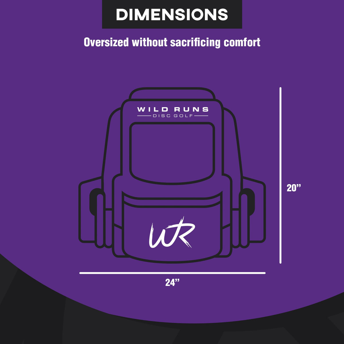 Wild Runs side compartments and accessory pockets for organized gear.