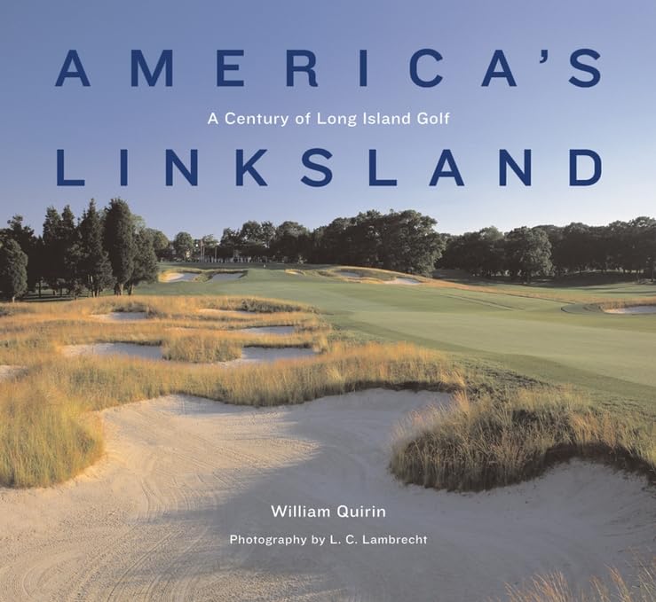 Wiley America's Linksland book cover featuring historic Long Island golf heritage and iconic courses