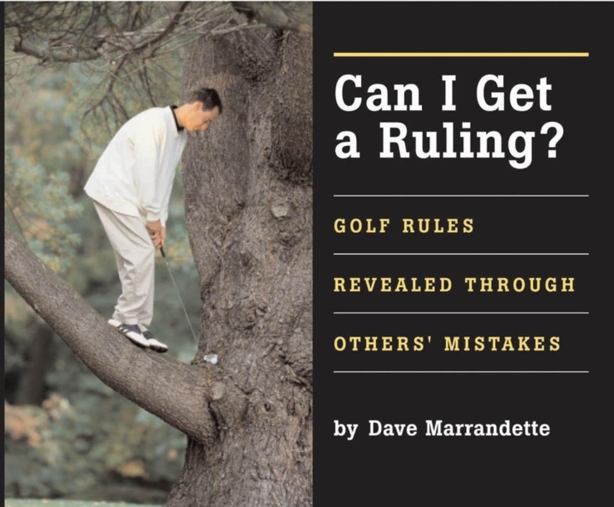 Wiley Can I Get A Ruling book cover highlighting insightful golf rules moments for fans