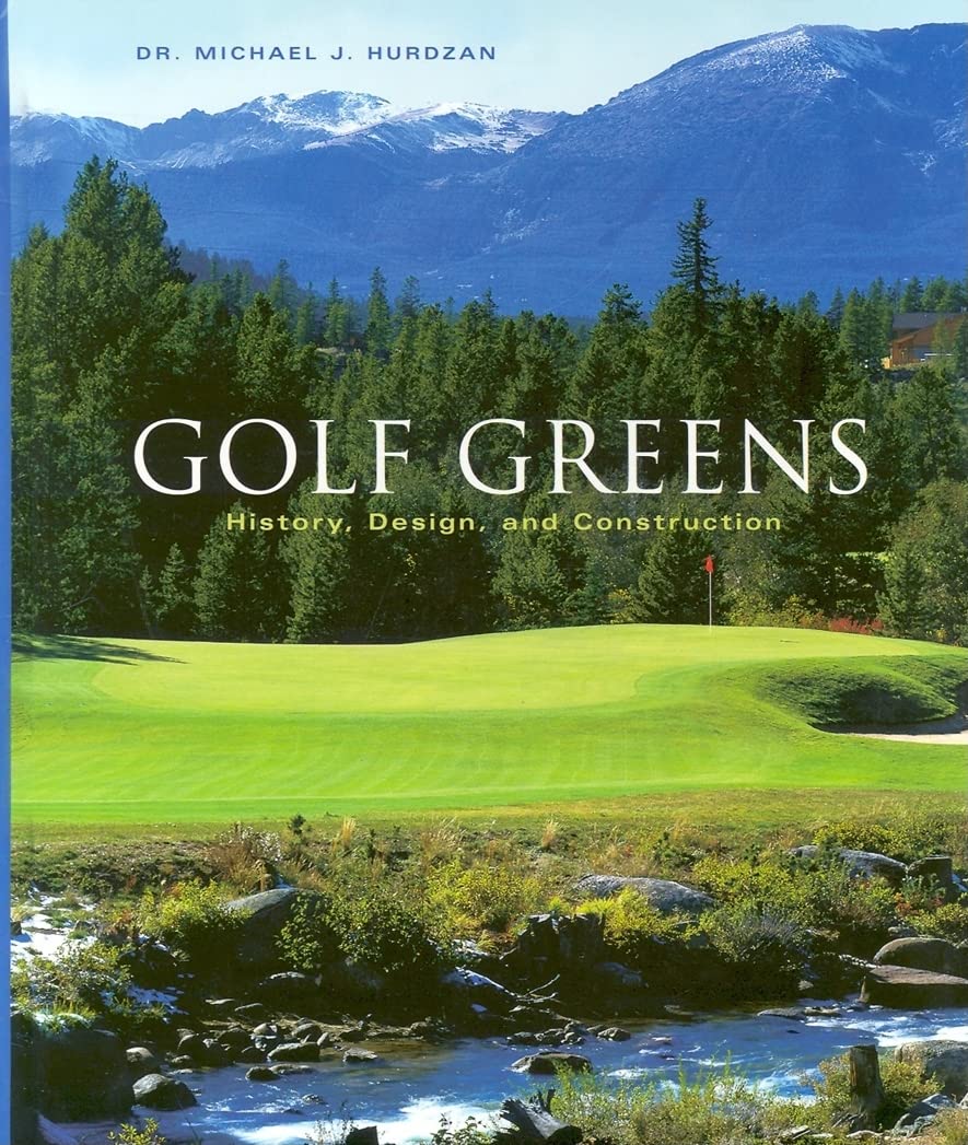 Wiley Golf Greens cover image highlighting design concepts for course planning