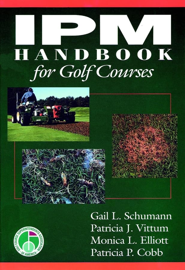 Wiley IPM Handbook for Golf Courses cover, practical guide for planning turf pest management.