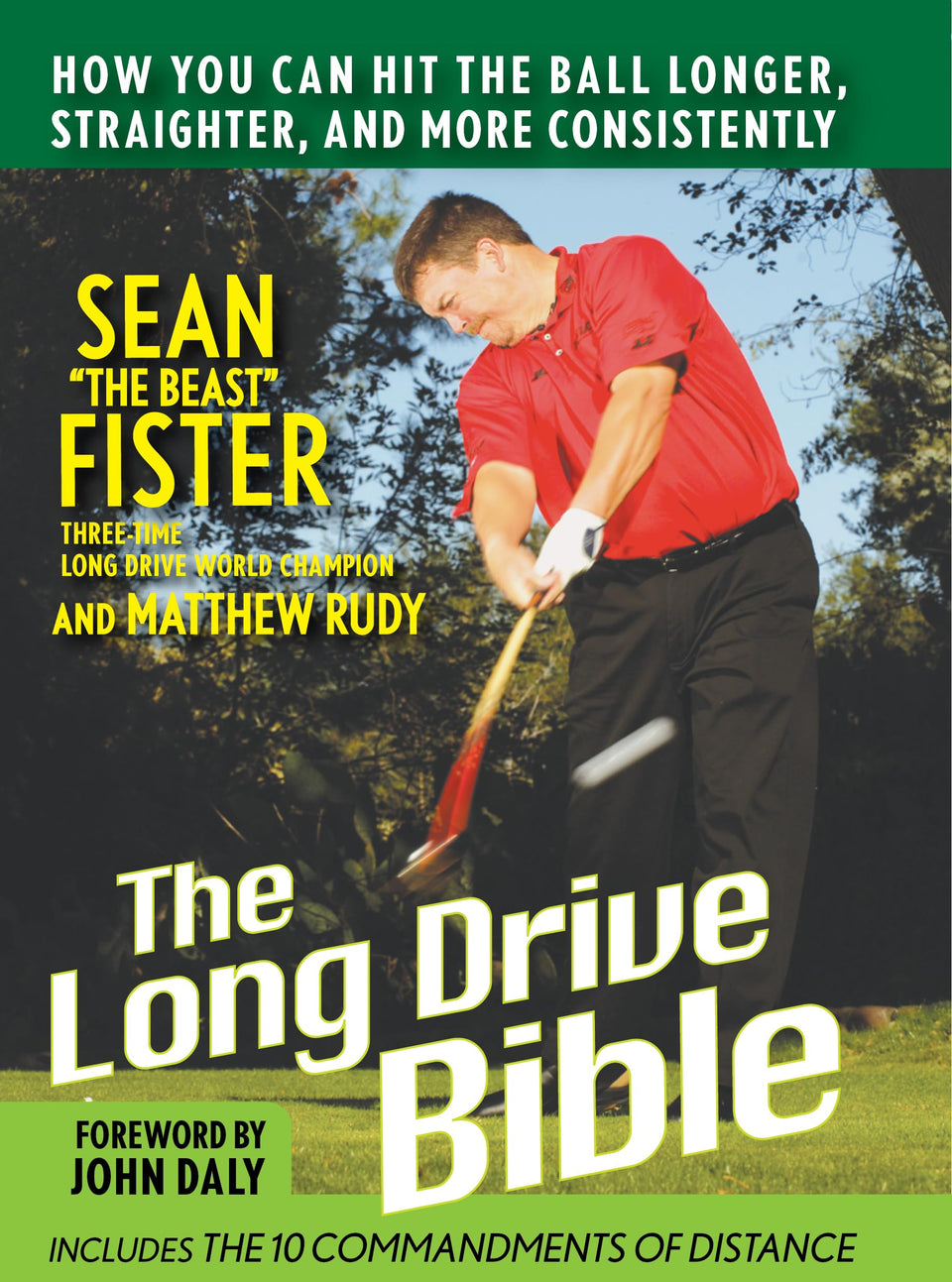 Wiley Long-Drive Bible cover featuring golf club and ball for longer, straighter drives.