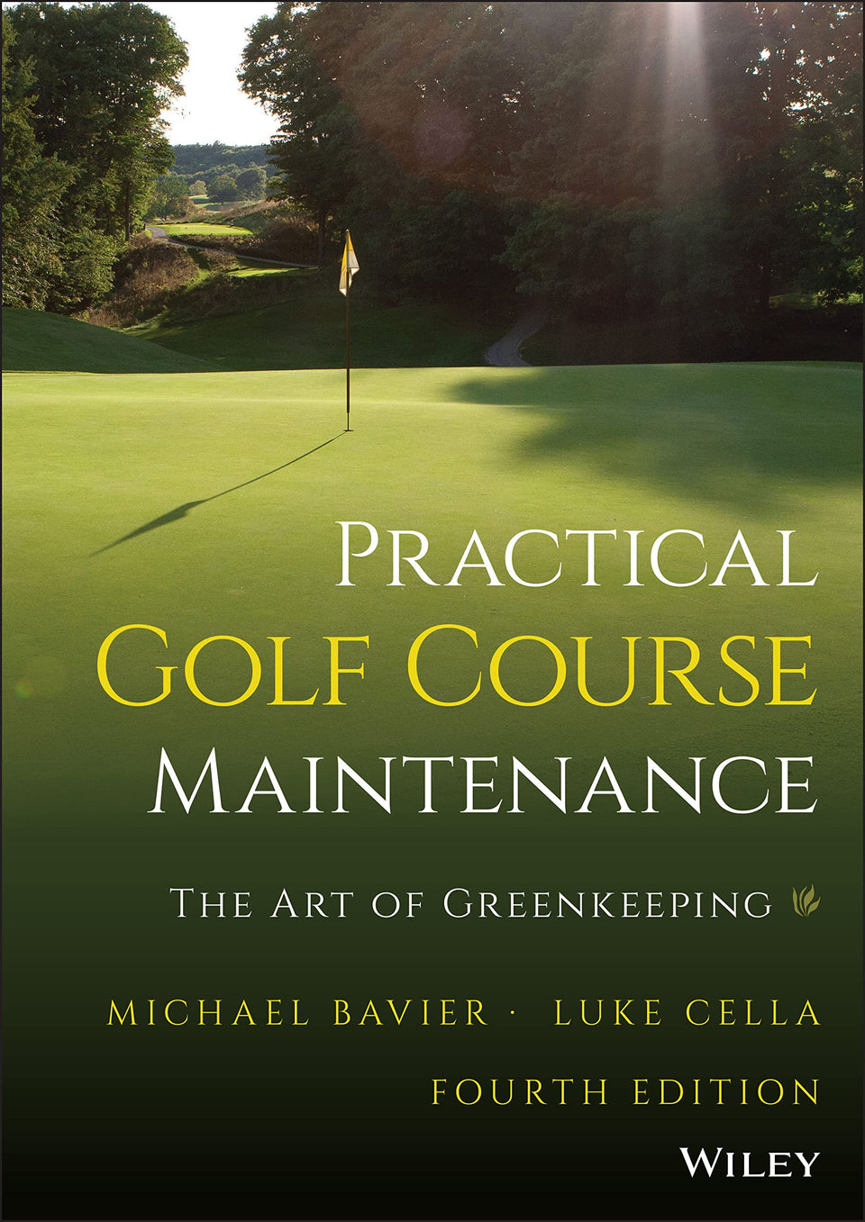 Wiley Practical Golf Course Maintenance Fourth Edition book cover, a practical greenkeeping guide.