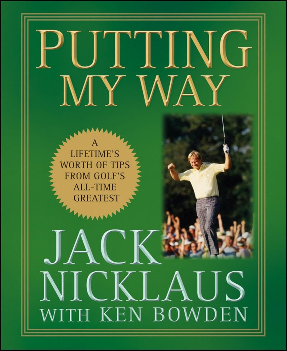 Wiley Putting My Way book cover with expert putting insights for lower scores