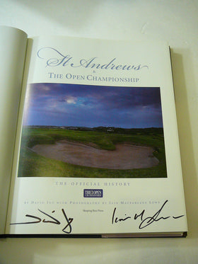 Wiley St Andrews Open Official History vintage photos inside offer historical context and charm.