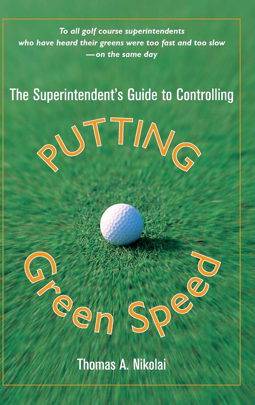 Wiley superintendent guide green speed cover offering practical greens management insights.