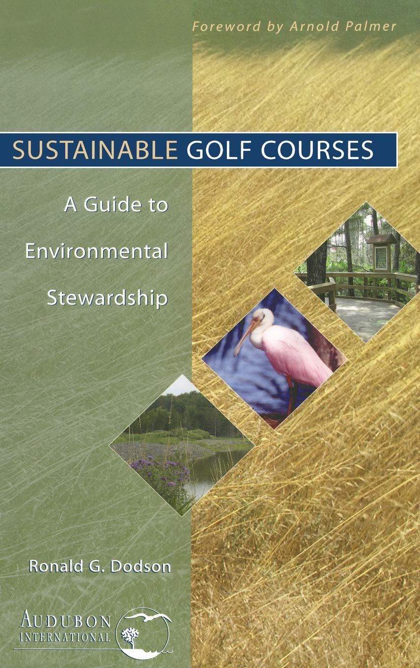 Wiley Sustainable Golf Courses cover image guiding greener course design and stewardship.