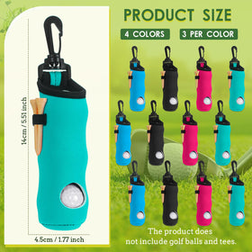 WILLBOND compact 14 cm golf ball pouch holds up to three balls.