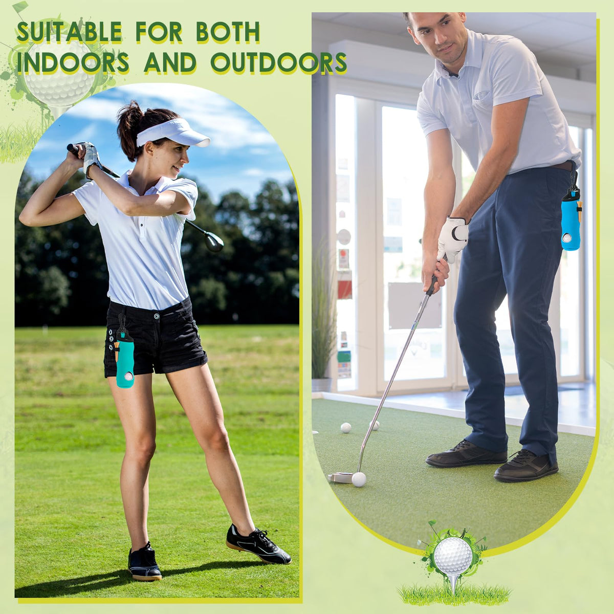 WILLBOND tee-holder pouch offers reliable storage during rounds.