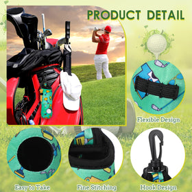 Lightweight, durable WillBond pouch resists wear and fading on the course.