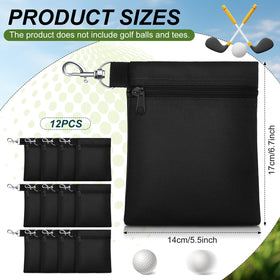 WILLBOND nylon golf pouch offers durable, reusable storage for accessories.