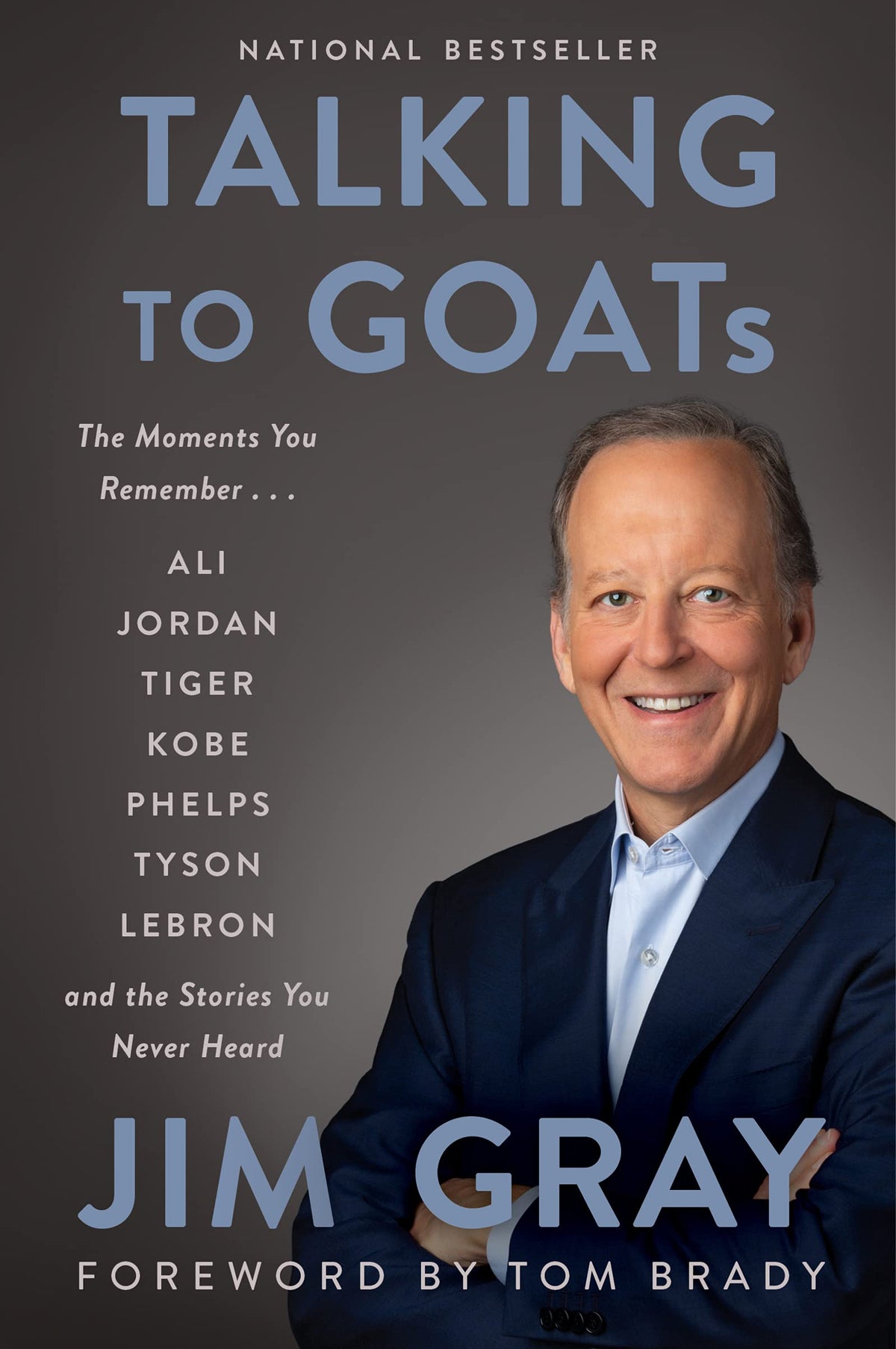 William Morrow Talking to GOATs book cover, ideal for gifts and display on sports shelves.