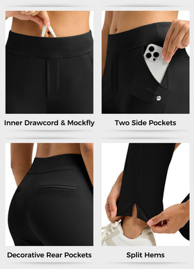 Willit women's golf pants 7/8 length for petite-to-average heights