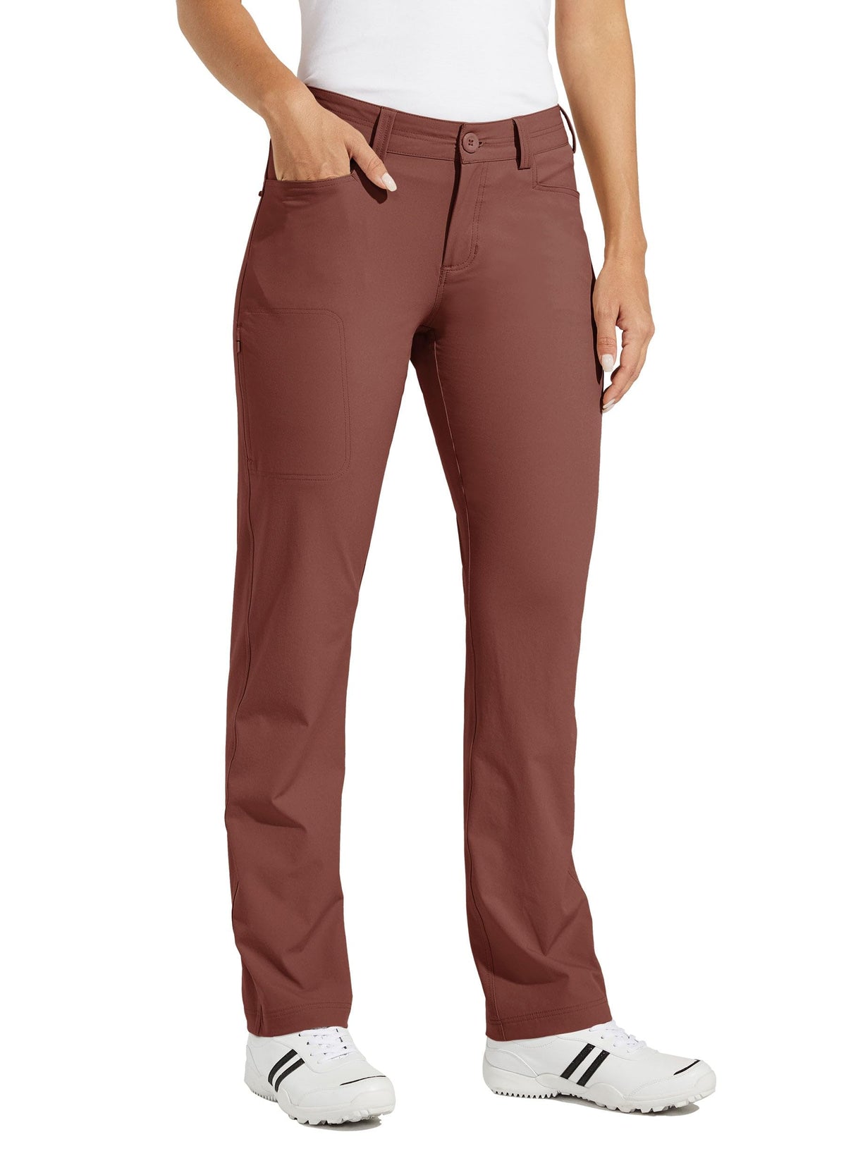 Willit women's golf pants breathable fabric for all day comfort