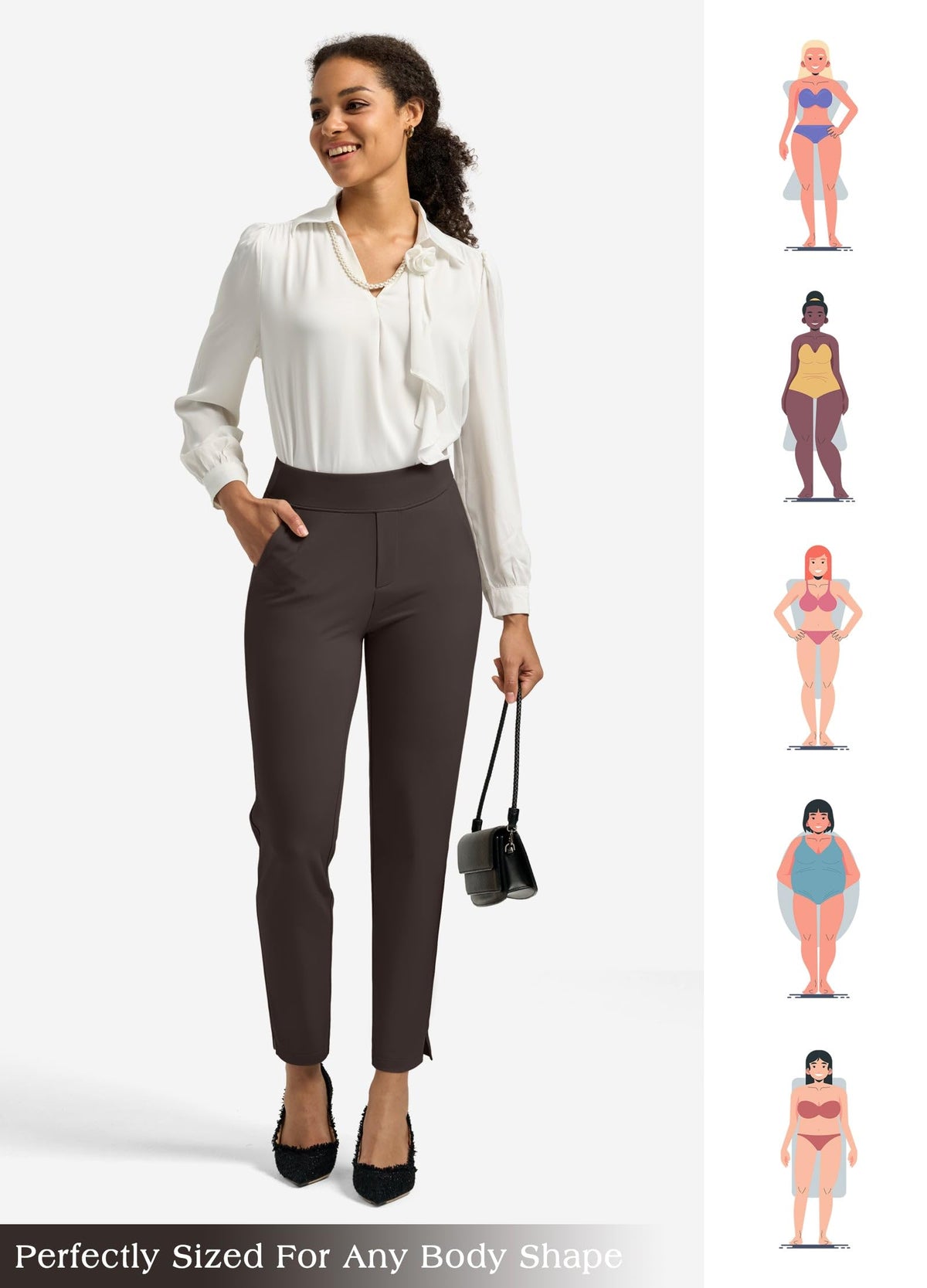 Willit women's golf pants styled for office casual versatility and commute wear.