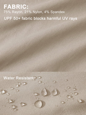 Willit women's golf pants provide UPF 50+ sun protection on sunny days.