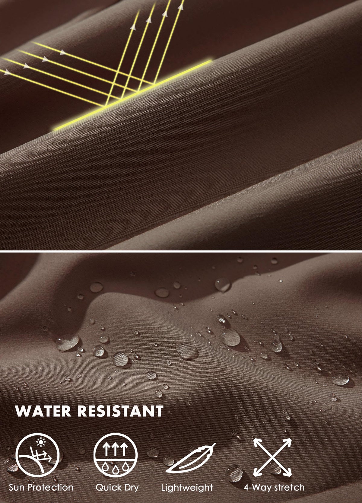 Willit UPF 50+ fabric provides sun protection during outdoor rounds