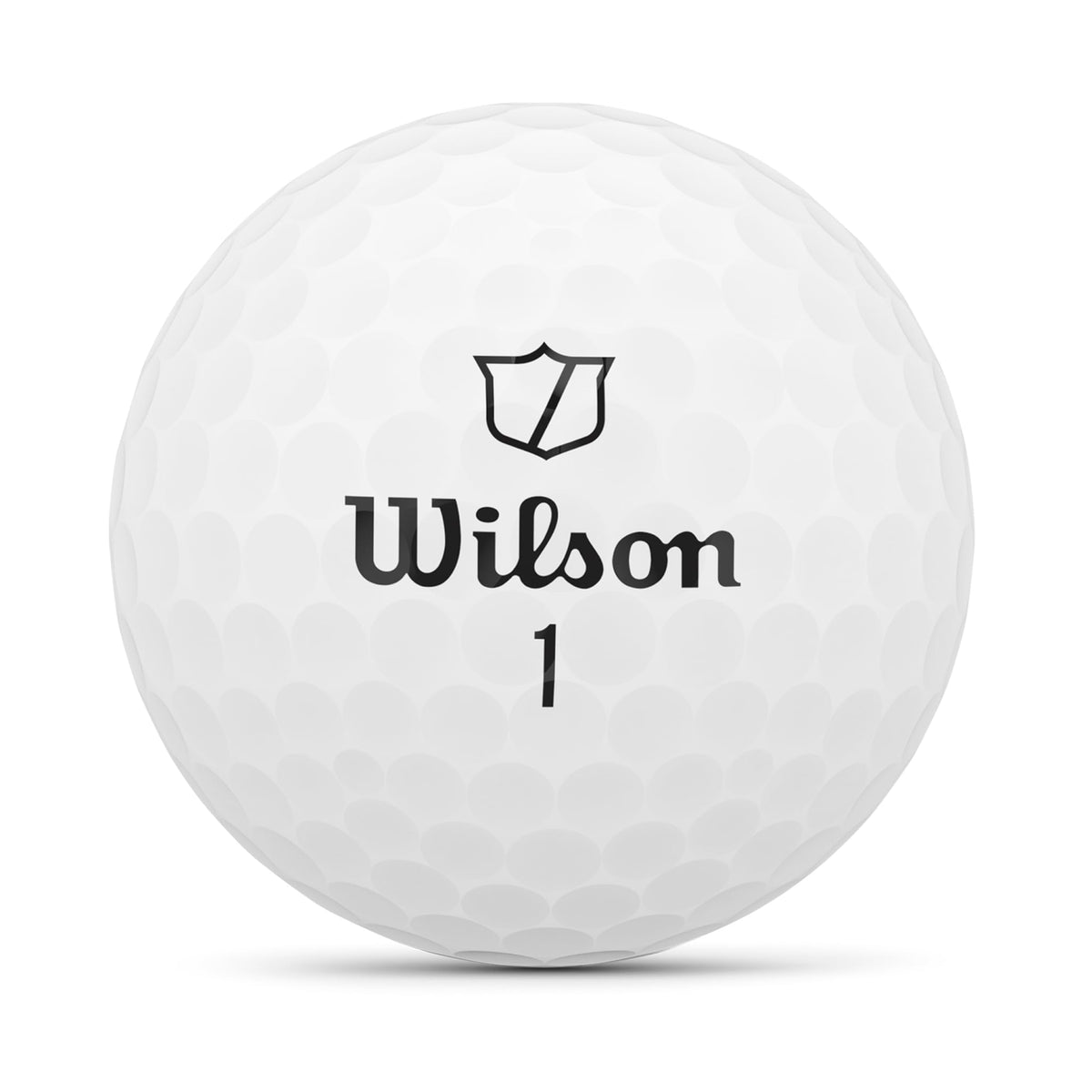 Close-up of the seamless 3SIX2 urethane cover on the Wilson Staff Model ball.