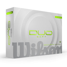 Wilson 2025 Duo Soft flight shot highlights reduced spin for straighter flight.