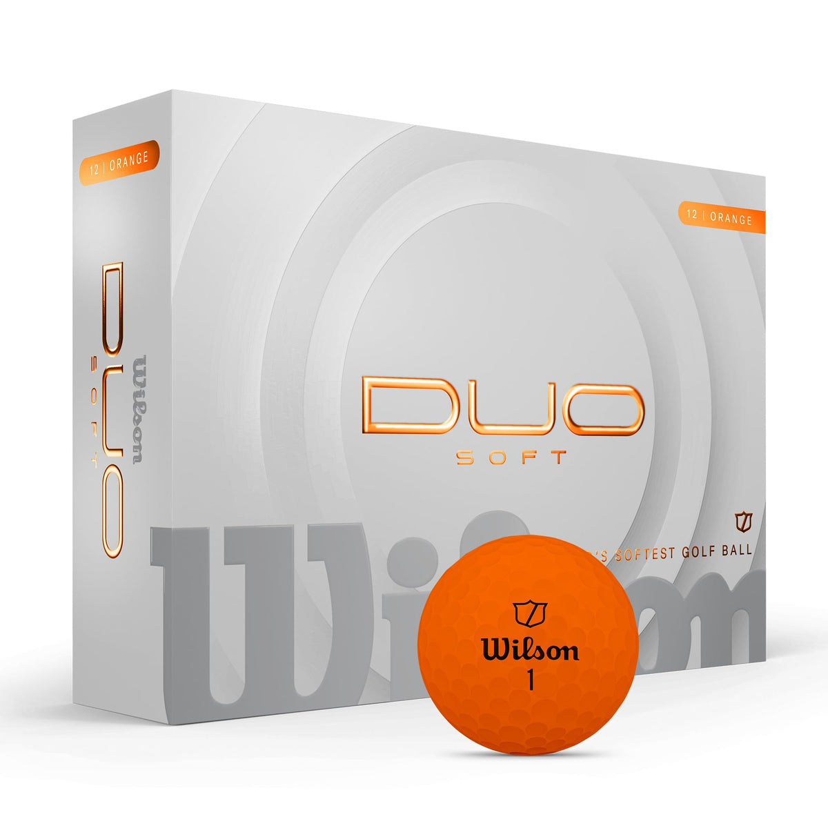 Wilson 2025 Duo Soft orange balls pack for ultra-soft feel and distance.