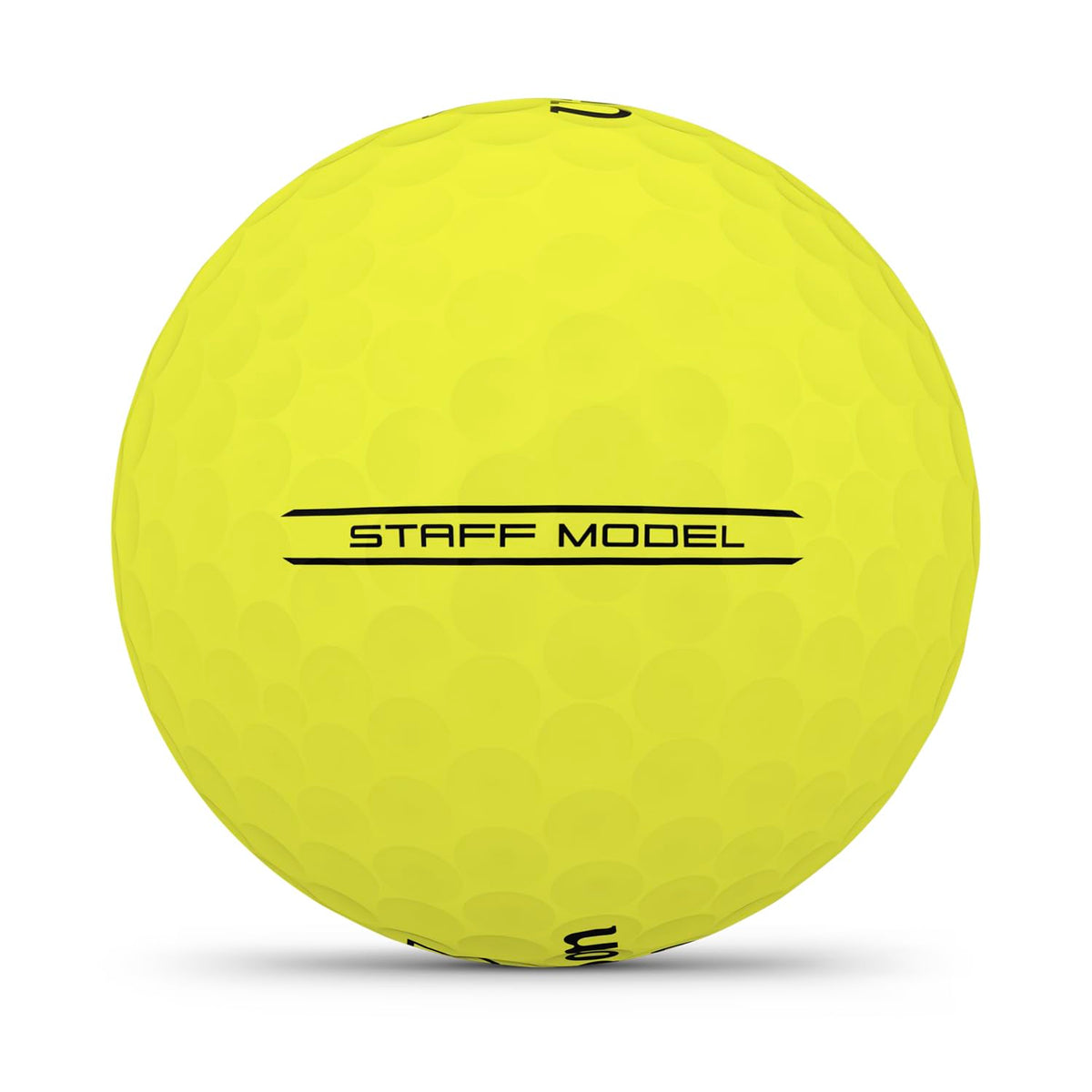 Greenside spin example with Wilson Staff Model yellow ball for enhanced control near greens