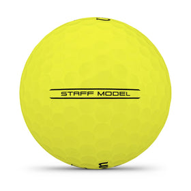 Greenside spin example with Wilson Staff Model yellow ball for enhanced control near greens