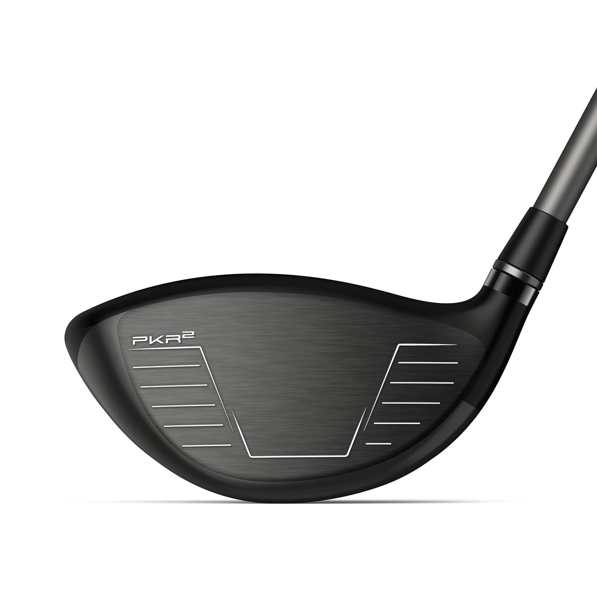 Wilson Dynapower flatter-profile head for clean setup behind the ball.