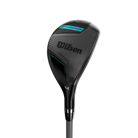Wilson Dynapower Women’s Hybrid 5 face close-up showing AI-tuned thickness for speed